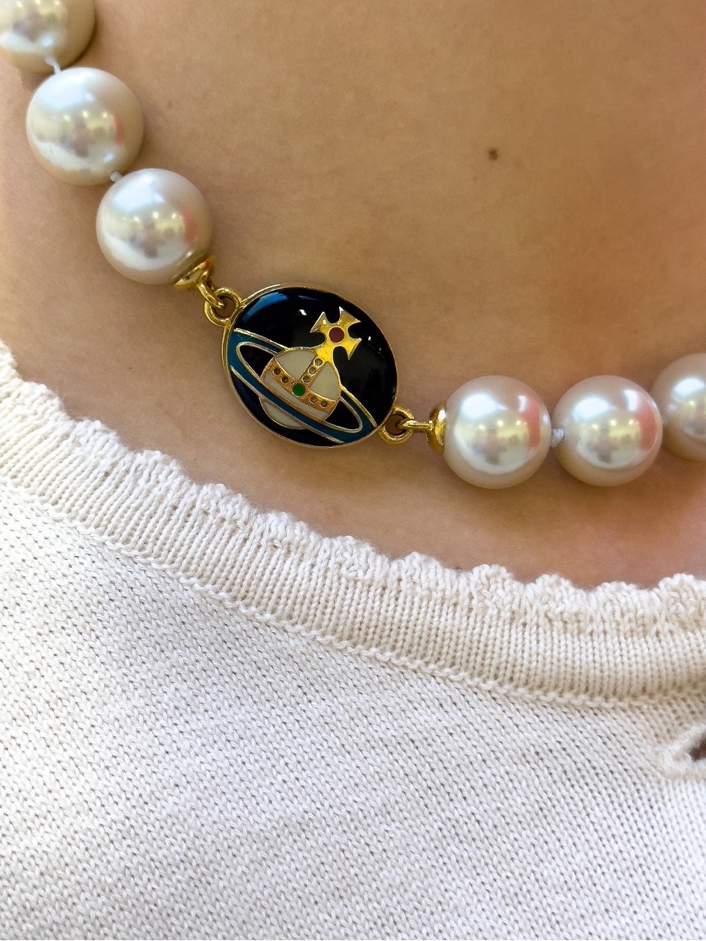 Vivienne Westwood Loelia Faux Pearl Necklace